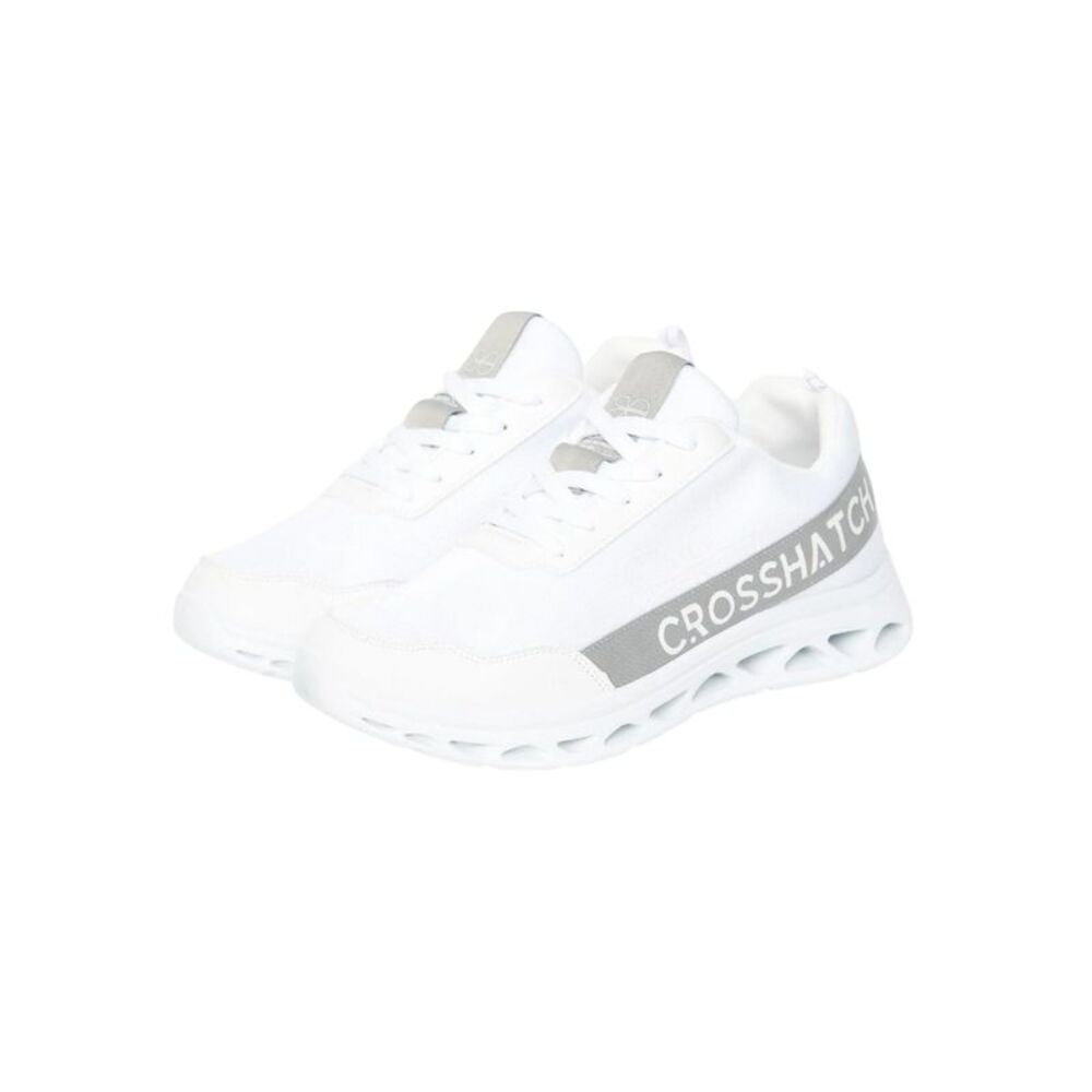 Crosshatch Mens Jesmond Sneakers / White